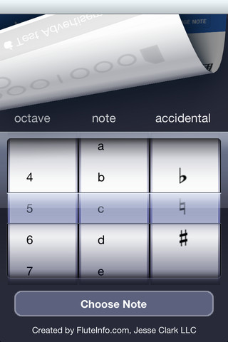 Flute Fingering App