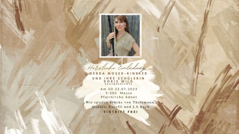 Gerda Moser-Kindler in der Pfarrkirche Adnet